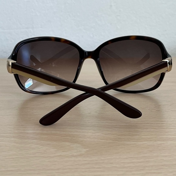 FERAGAMO Sunglasses Tortoise Non-Polarized Gradient Lens Case Cloth BNWOT Italy - Picture 14 of 16